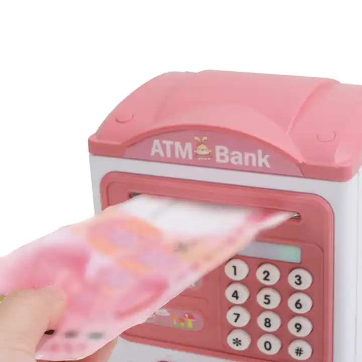 Mini ATM Money Saving Box with Fingerprint